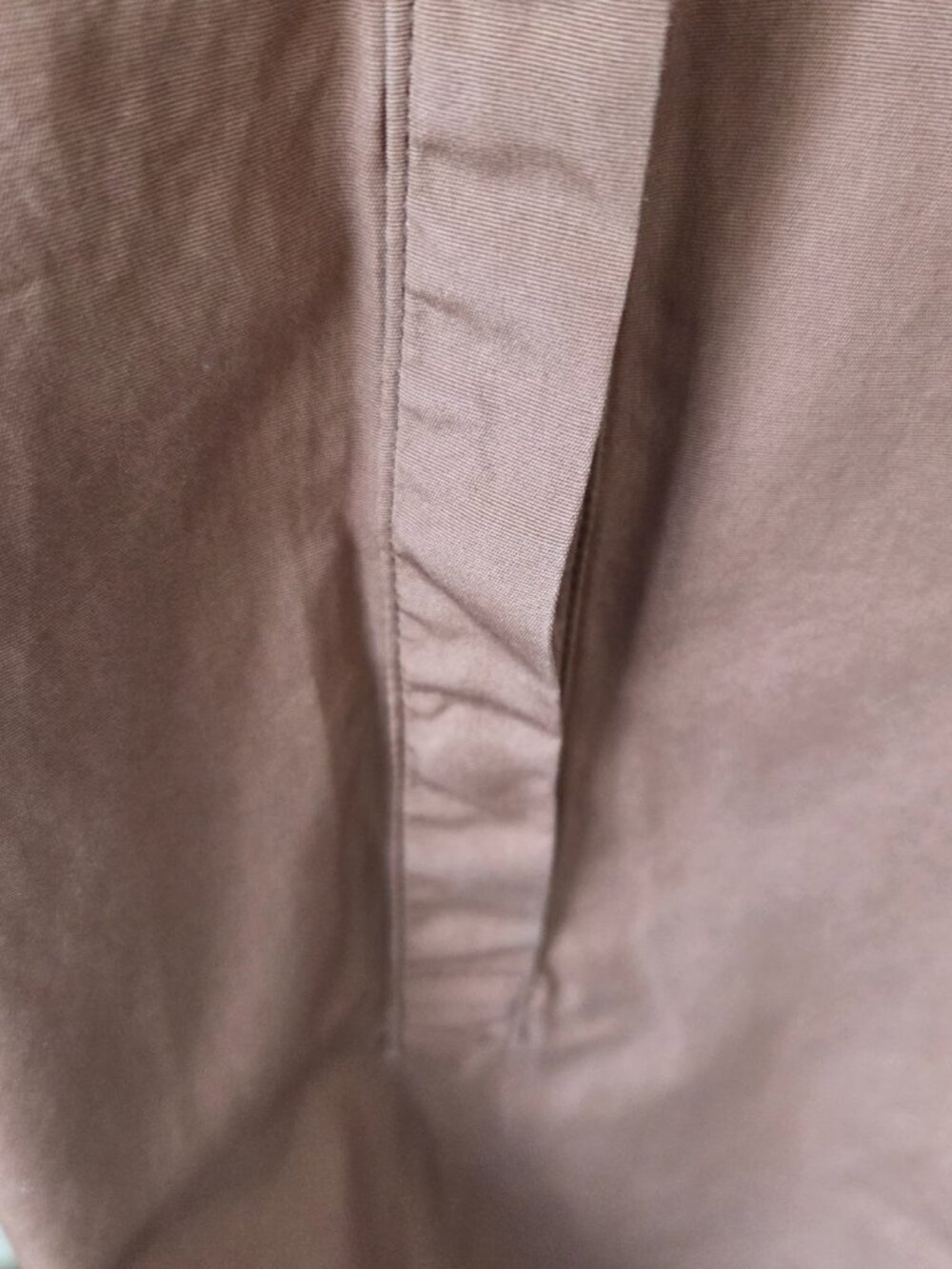 Max Mara brown cotton shirt dress lace up sleeves size 8 - Picture 4 of 10